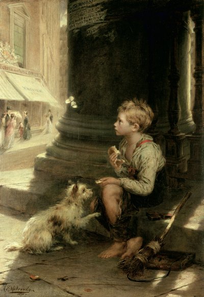 Una Parte della Crosta, 1871 da Augustus Edward Mulready